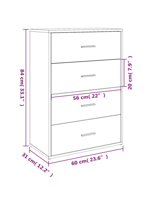 PUHVETKAPID 2 TK, HALL SONOMA TAMM, 60 X 31 X 84 CM, TEHISPUIT