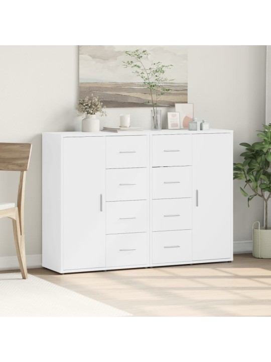 PUHVETKAPID 2 TK, VALGE, 60 X 31 X 84 CM, TEHISPUIT