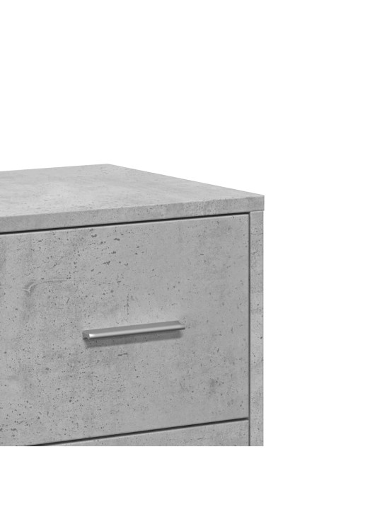 PUHVETKAPID 2 TK, BETOONHALL, 60 X 31 X 84 CM, TEHISPUIT