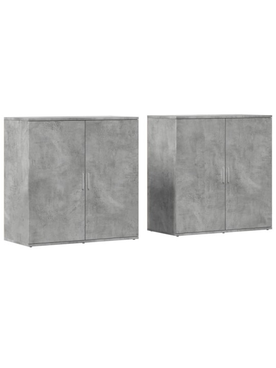 PUHVETKAPID 2 TK, BETOONHALL, 79 X 38 X 80 CM, TEHISPUIT