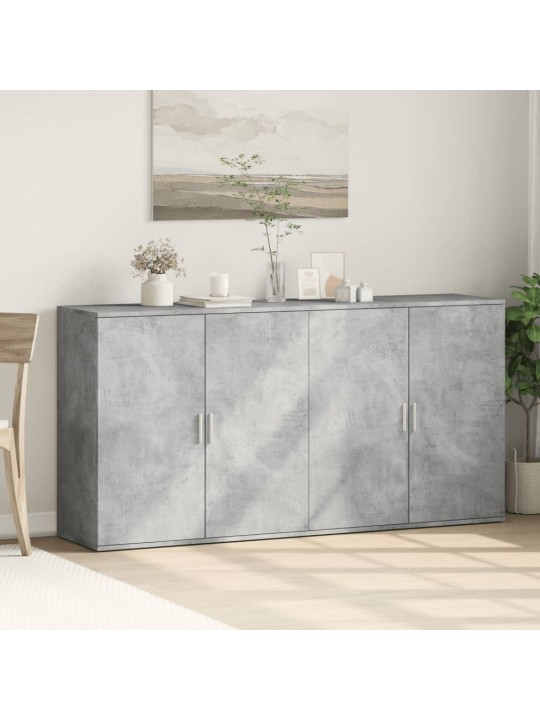 PUHVETKAPID 2 TK, BETOONHALL, 79 X 38 X 80 CM, TEHISPUIT