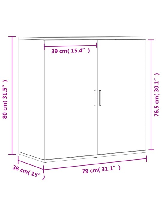 PUHVETKAPID 2 TK, BETOONHALL, 79 X 38 X 80 CM, TEHISPUIT