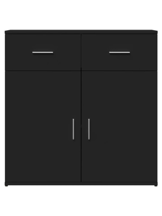 PUHVETKAPID 2 TK, MUST, 79 X 38 X 80 CM, TEHISPUIT
