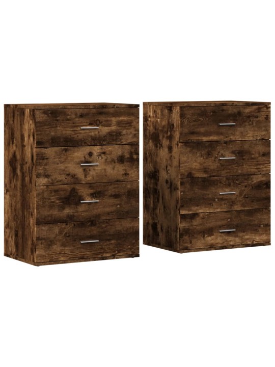 PUHVETKAPID 2 TK, SUITSUTATUD TAMM, 60X39X80 CM, TEHISPUIT