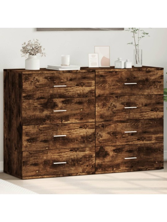 PUHVETKAPID 2 TK, SUITSUTATUD TAMM, 60X39X80 CM, TEHISPUIT