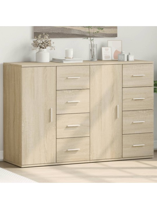 Puhvetkapid 2 tk, sonoma tamm, 59x39x80 cm, tehispuit