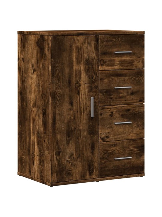 Puhvetkapid 2 tk, suitsutatud tamm, 59x39x80 cm, tehispuit