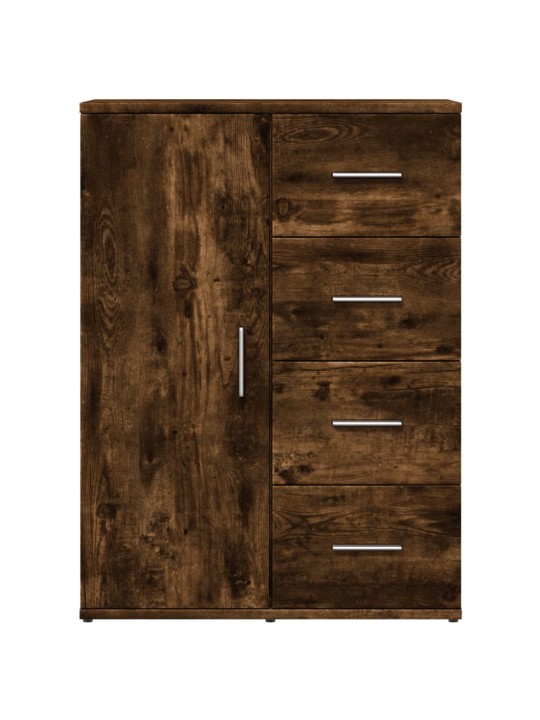 Puhvetkapid 2 tk, suitsutatud tamm, 59x39x80 cm, tehispuit