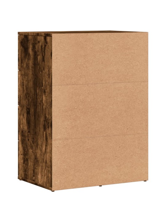Puhvetkapid 2 tk, suitsutatud tamm, 59x39x80 cm, tehispuit