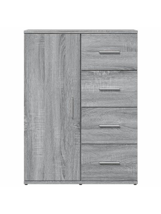 Puhvetkapid 2 tk, hall sonoma tamm, 59x39x80 cm, tehispuit