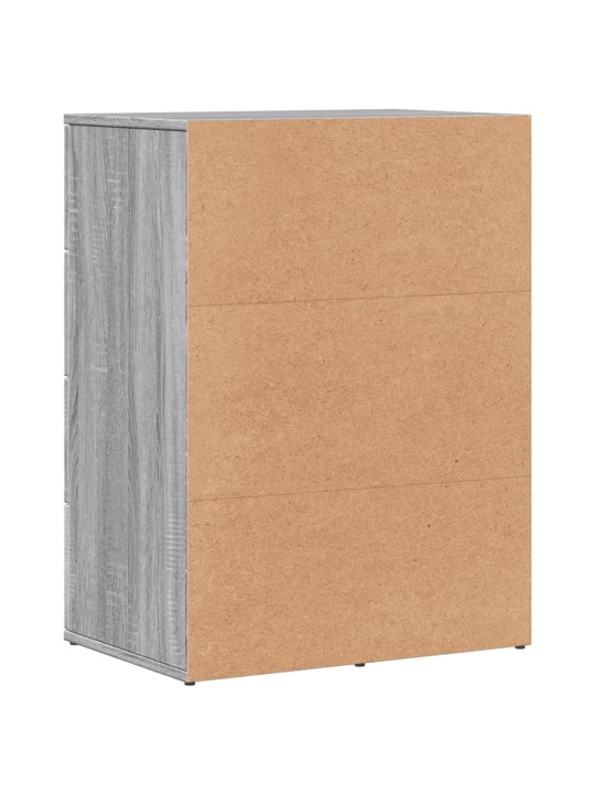 Puhvetkapid 2 tk, hall sonoma tamm, 59x39x80 cm, tehispuit