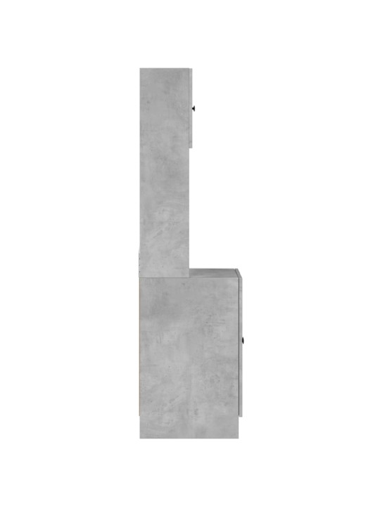 KÖÖGIKAPP, BETOONHALL, 60 X 50 X 180 CM, TEHISPUIT