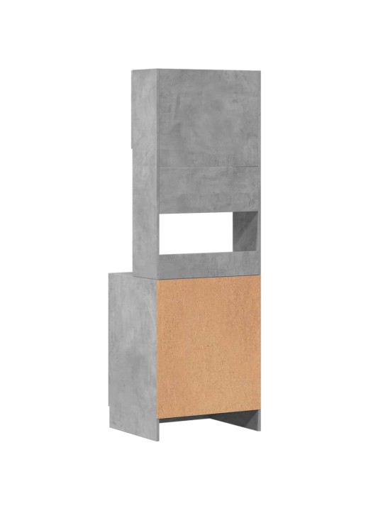 KÖÖGIKAPP, BETOONHALL, 60 X 50 X 180 CM, TEHISPUIT