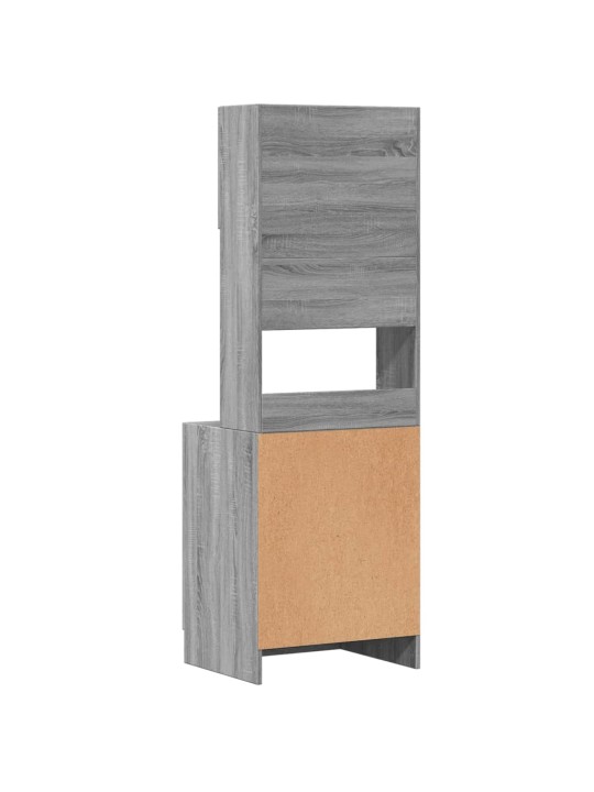 KÖÖGIKAPP, HALL SONOMA TAMM, 60 X 50 X 180 CM, TEHISPUIT