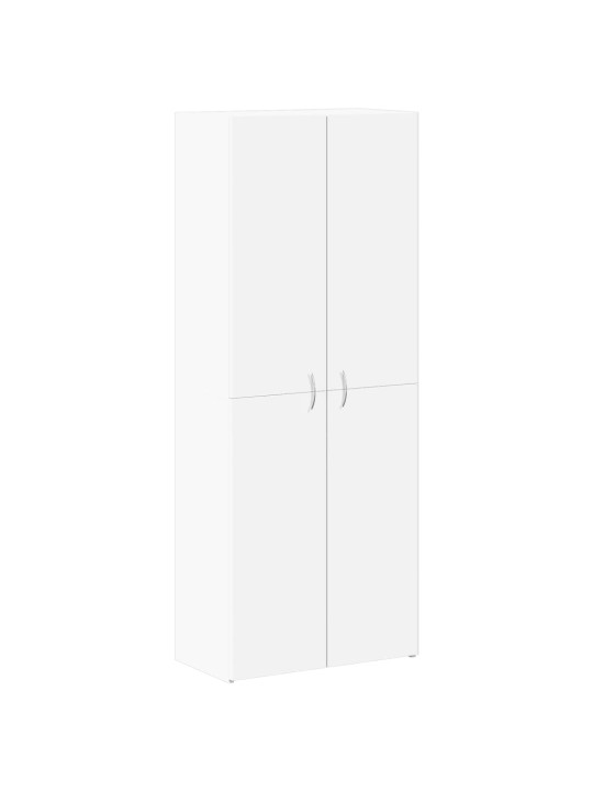 Dokumendikapp, valge, 60x32x115 cm, tehispuit