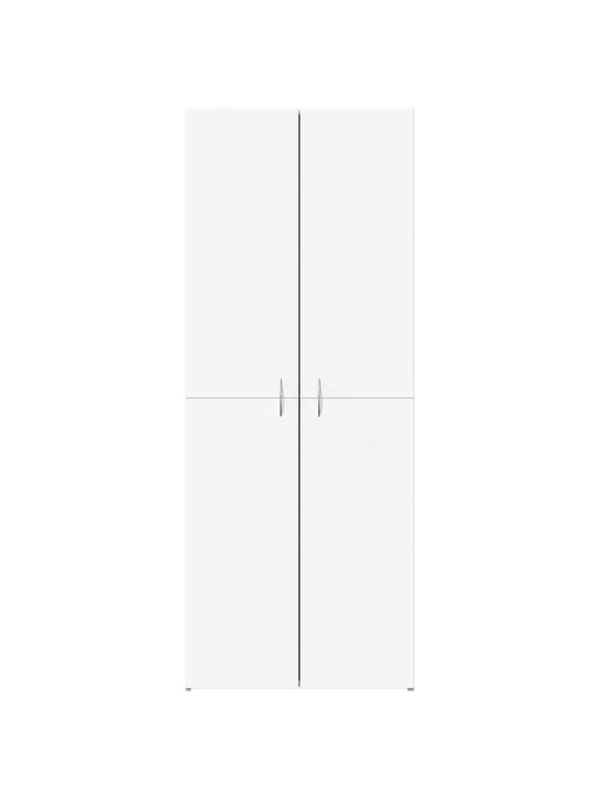 Dokumendikapp, valge, 60x32x115 cm, tehispuit