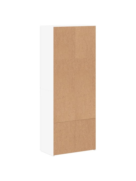 Dokumendikapp, valge, 60x32x115 cm, tehispuit