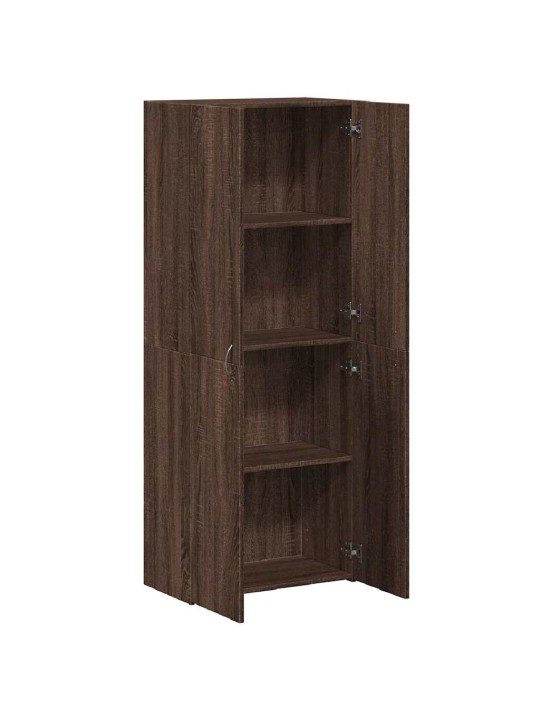 DOKUMENDIKAPP, PRUUN TAMM, 60X32X153 CM, TEHISPUIT