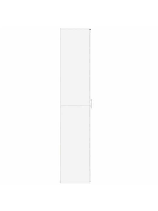 KÕRGE KAPP, VALGE, 80 X 35 X 180 CM, TEHISPUIT