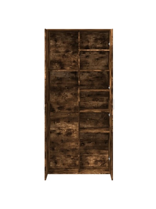 KÕRGE KAPP, SUITSUTATUD TAMM, 80 X 35 X 180 CM, TEHISPUIT