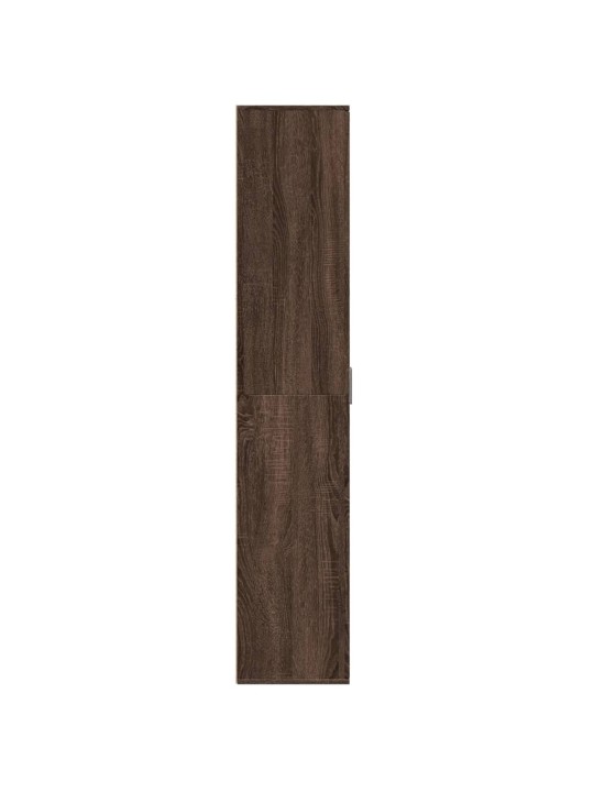 Kõrge kapp, pruun tamm, 80 x 35 x 180 cm, tehispuit