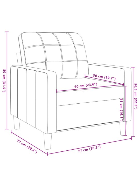 TUGITOOL SININE, 60 CM, SAMET