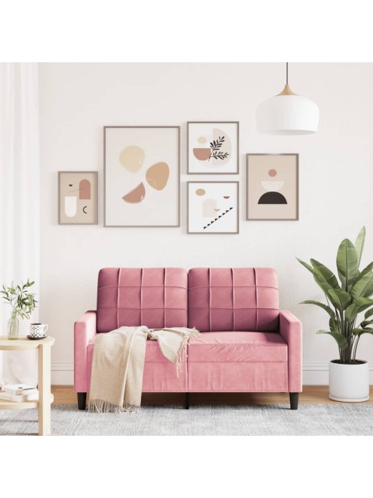 2-KOHALINE DIIVAN, ROOSA, 120 CM, SAMET