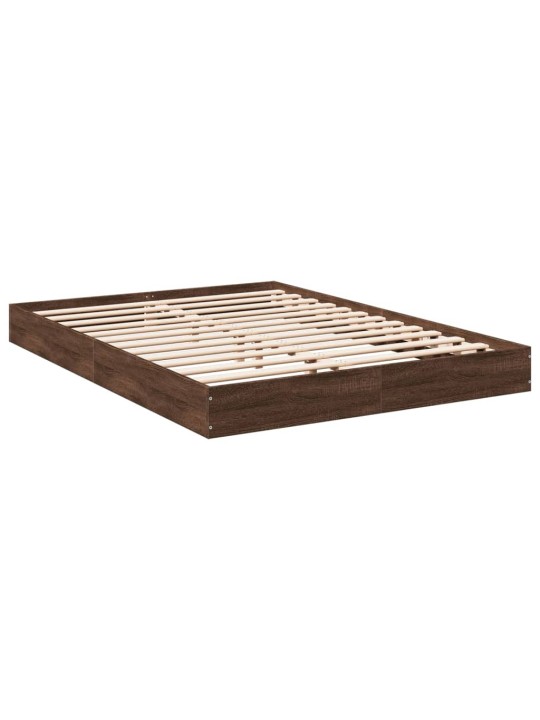 VOODIRAAM ILMA MADRATSITA PRUUN TAMM 140X200 CM TEHISPUIT