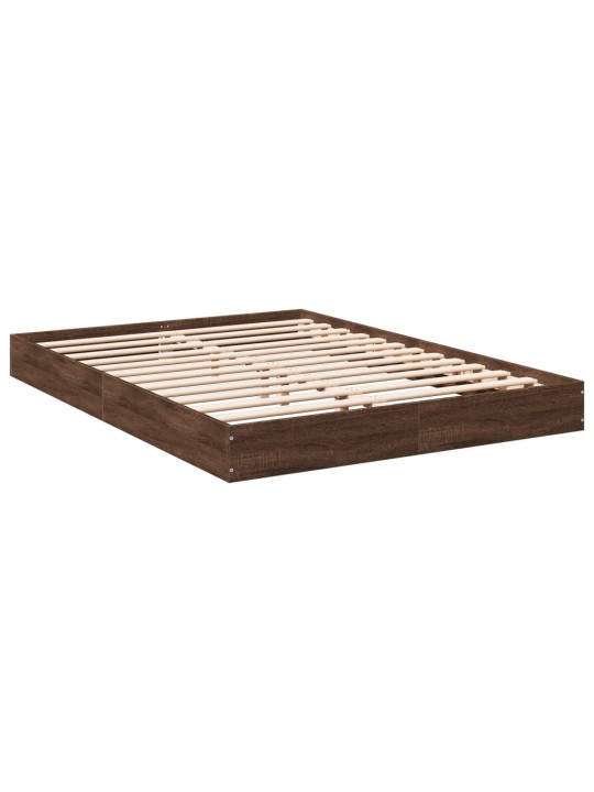 VOODIRAAM ILMA MADRATSITA PRUUN TAMM 140X200 CM TEHISPUIT