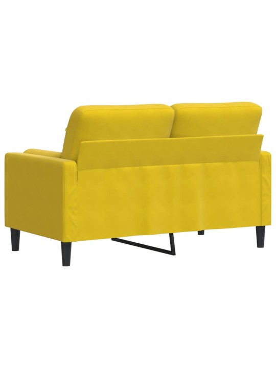 2-KOHALINE DIIVAN PATJADEGA, KOLLANE, 120 CM, SAMET