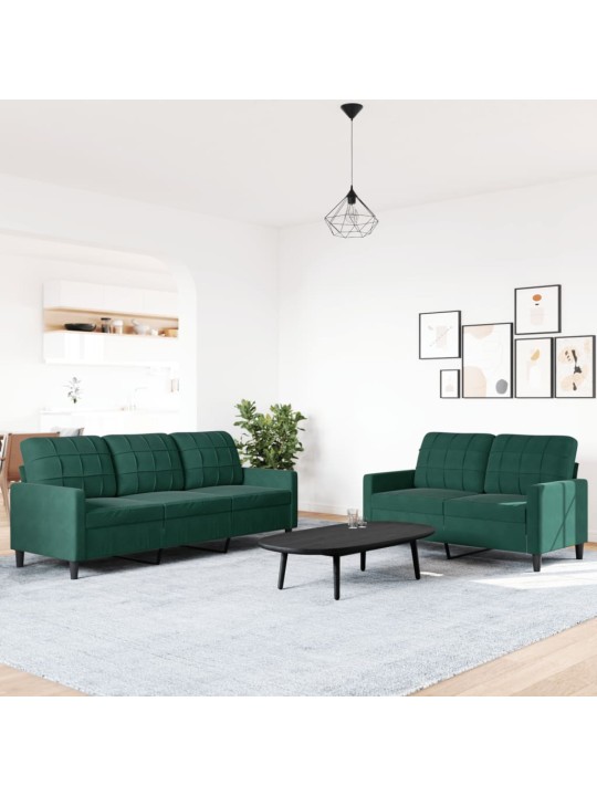 2-OSALINE DIIVANIKOMPLEKT PATJADEGA, TUMEROHELINE, SAMET