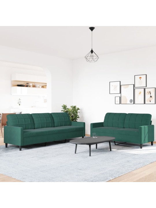 2-OSALINE DIIVANIKOMPLEKT PATJADEGA, TUMEROHELINE, SAMET