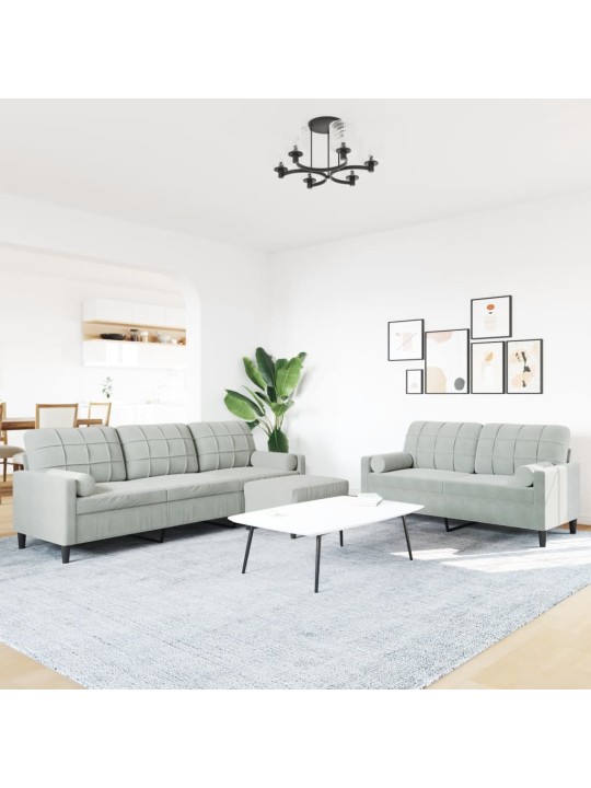 3-OSALINE DIIVANIKOMPLEKT PATJADEGA, HELEHALL, SAMET