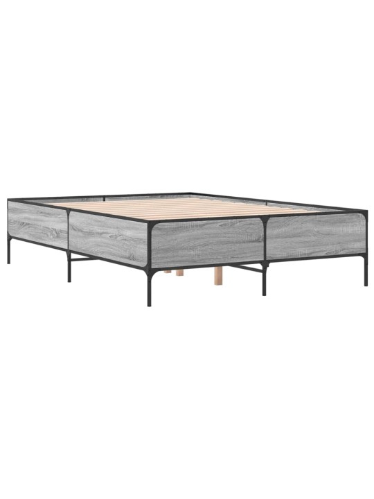 VOODIRAAM, HALL SONOMA TAMM, 160 X 200 CM, TEHISPUIT JA METALL
