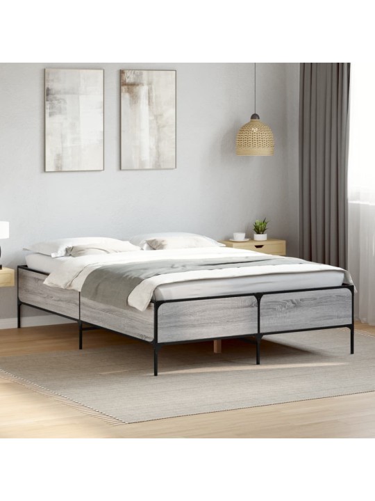 VOODIRAAM, HALL SONOMA TAMM, 160 X 200 CM, TEHISPUIT JA METALL
