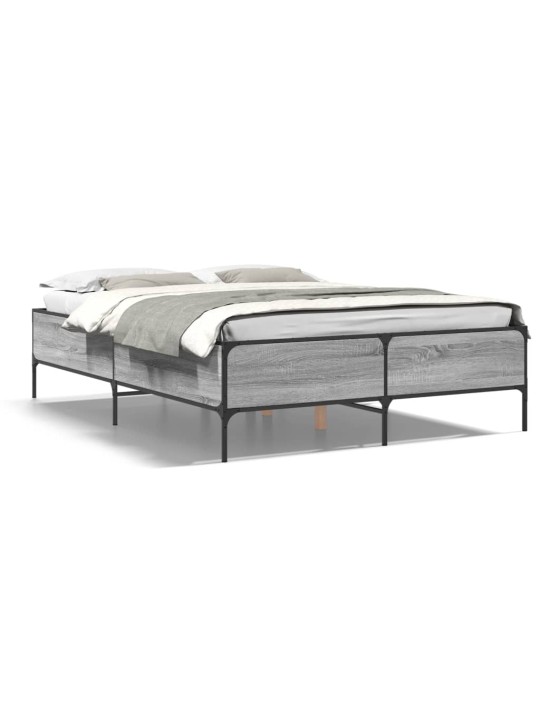 VOODIRAAM, HALL SONOMA TAMM, 140 X 190 CM, TEHISPUIT JA METALL