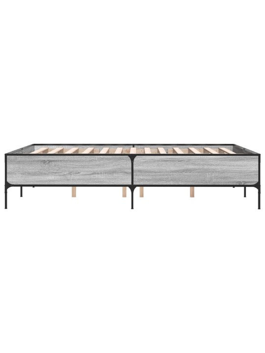 VOODIRAAM, HALL SONOMA TAMM, 140 X 190 CM, TEHISPUIT JA METALL