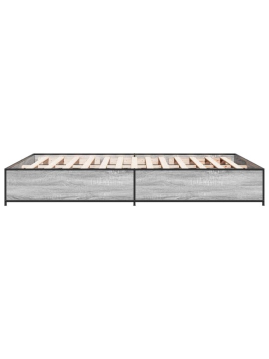 VOODIRAAM, HALL SONOMA TAMM, 140 X 190 CM, TEHISPUIT JA METALL