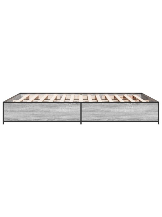 VOODIRAAM, HALL SONOMA TAMM, 120 X 190 CM, TEHISPUIT JA METALL