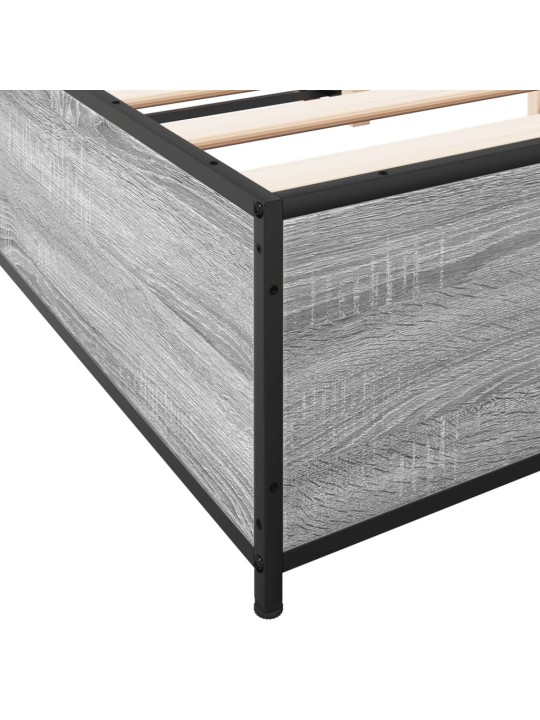 VOODIRAAM, HALL SONOMA TAMM, 120 X 190 CM, TEHISPUIT JA METALL