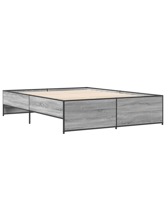 VOODIRAAM, HALL SONOMA TAMM, 160 X 200 CM, TEHISPUIT JA METALL