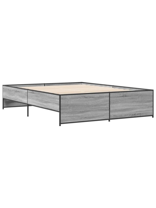 VOODIRAAM, HALL SONOMA TAMM, 160 X 200 CM, TEHISPUIT JA METALL