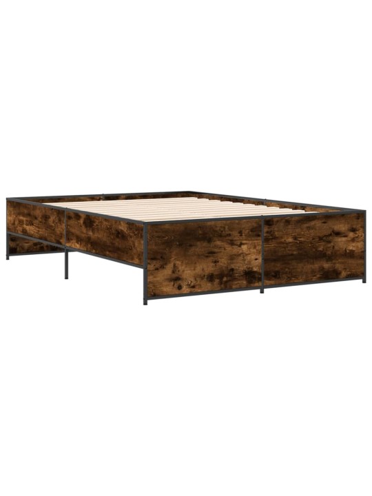 VOODIRAAM, SUITSUTATUD TAMM, 140 X 190 CM, TEHISPUIT JA METALL
