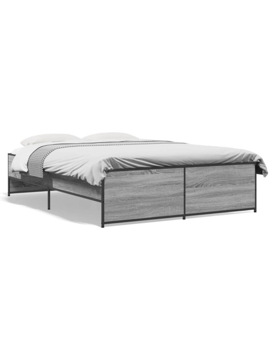 VOODIRAAM, HALL SONOMA TAMM, 140 X 190 CM, TEHISPUIT JA METALL