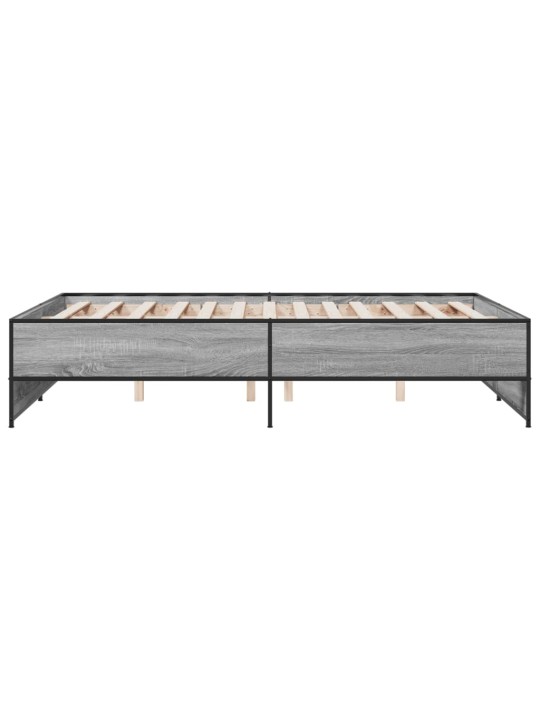 VOODIRAAM, HALL SONOMA TAMM, 140 X 190 CM, TEHISPUIT JA METALL