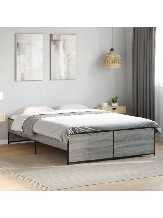 VOODIRAAM, HALL SONOMA TAMM, 140 X 190 CM, TEHISPUIT JA METALL