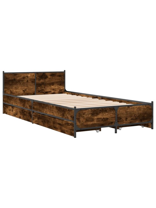 VOODIRAAM SAHTLITEGA, SUITSUTATUD TAMM, 75X190 CM, TEHISPUIT