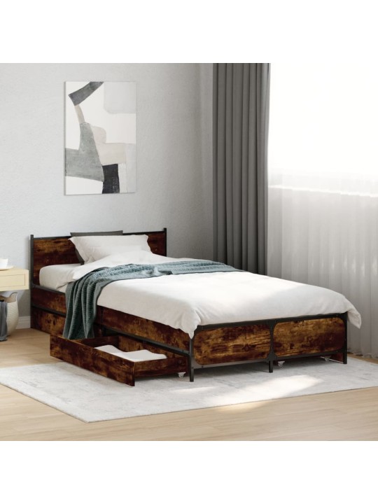 VOODIRAAM SAHTLITEGA, SUITSUTATUD TAMM, 75X190 CM, TEHISPUIT