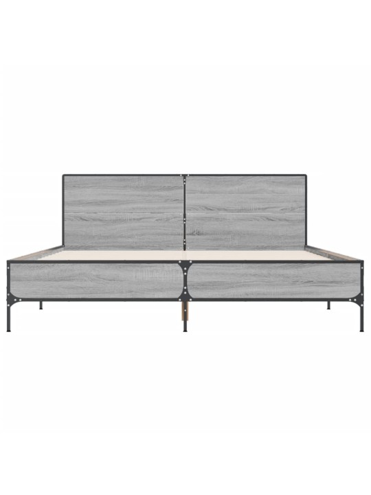 VOODIRAAM, HALL SONOMA TAMM, 120 X 190 CM, TEHISPUIT JA METALL
