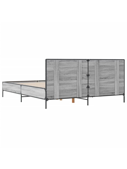 VOODIRAAM, HALL SONOMA TAMM, 120 X 190 CM, TEHISPUIT JA METALL